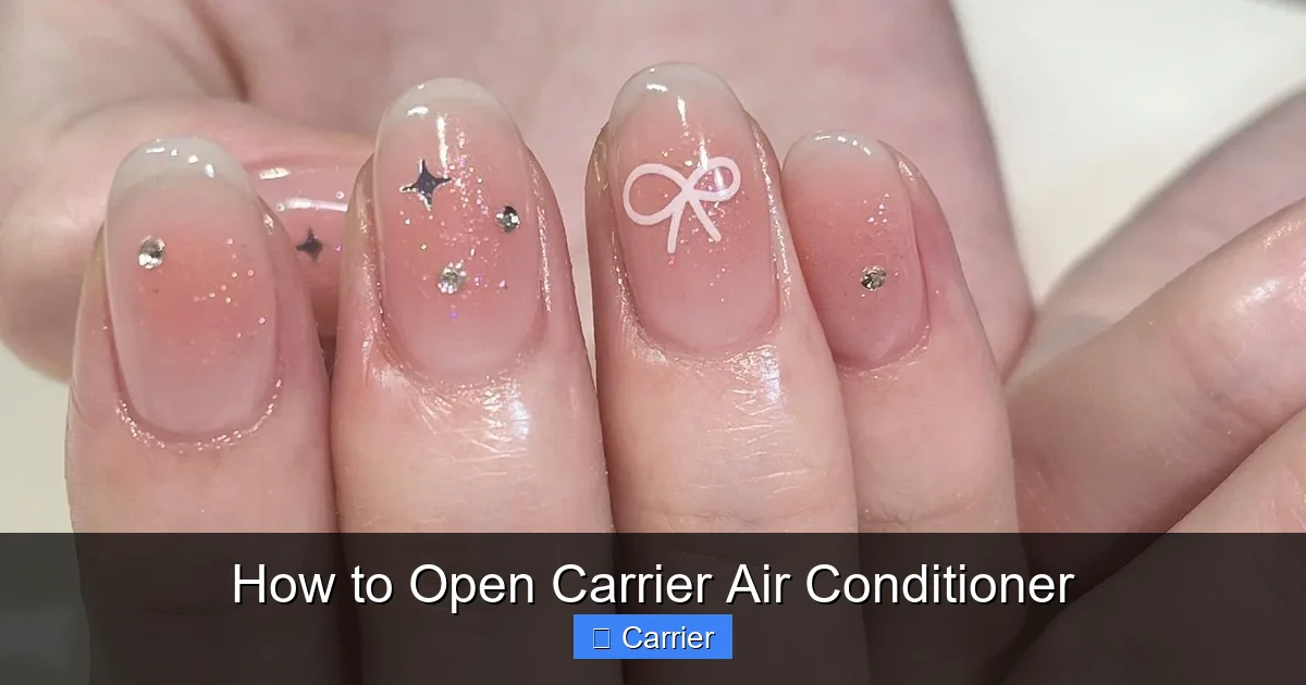 How to Open Carrier Air Conditioner
