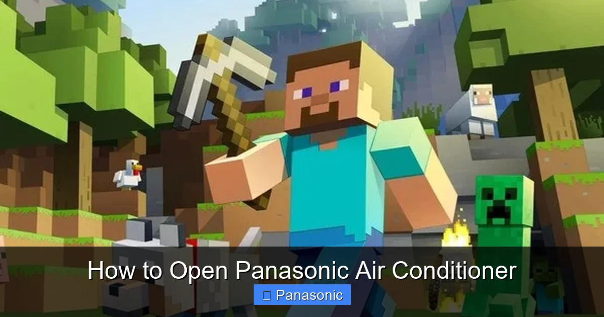 How to Open Panasonic Air Conditioner