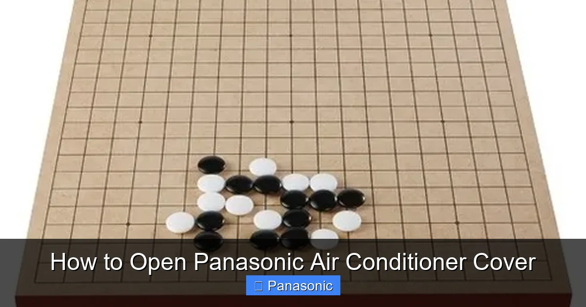 How to Open Panasonic Air Conditioner Cover
