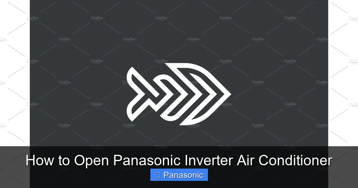 How to Open Panasonic Inverter Air Conditioner
