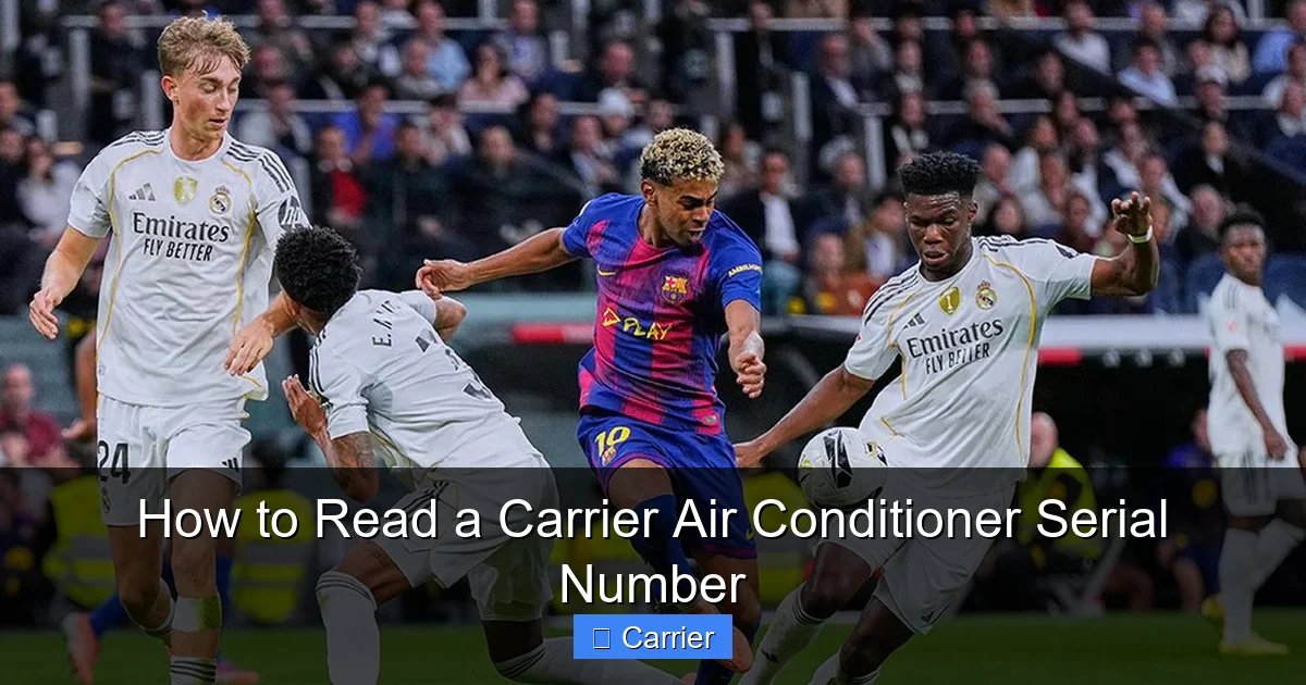 How to Read a Carrier Air Conditioner Serial Number