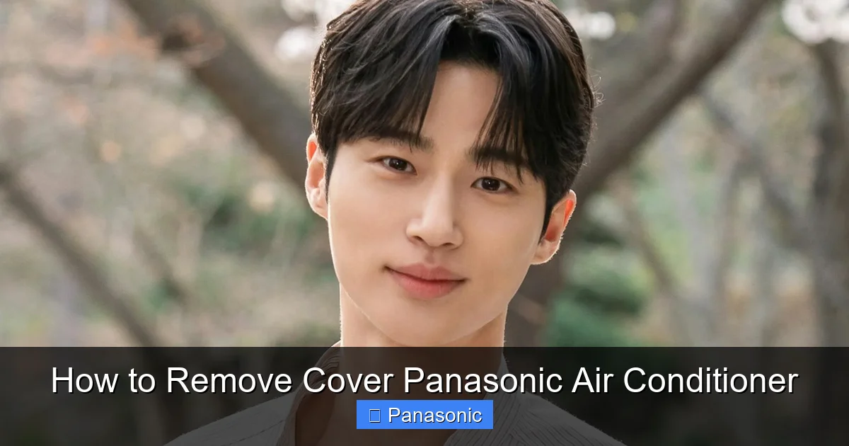 How to Remove Cover Panasonic Air Conditioner
