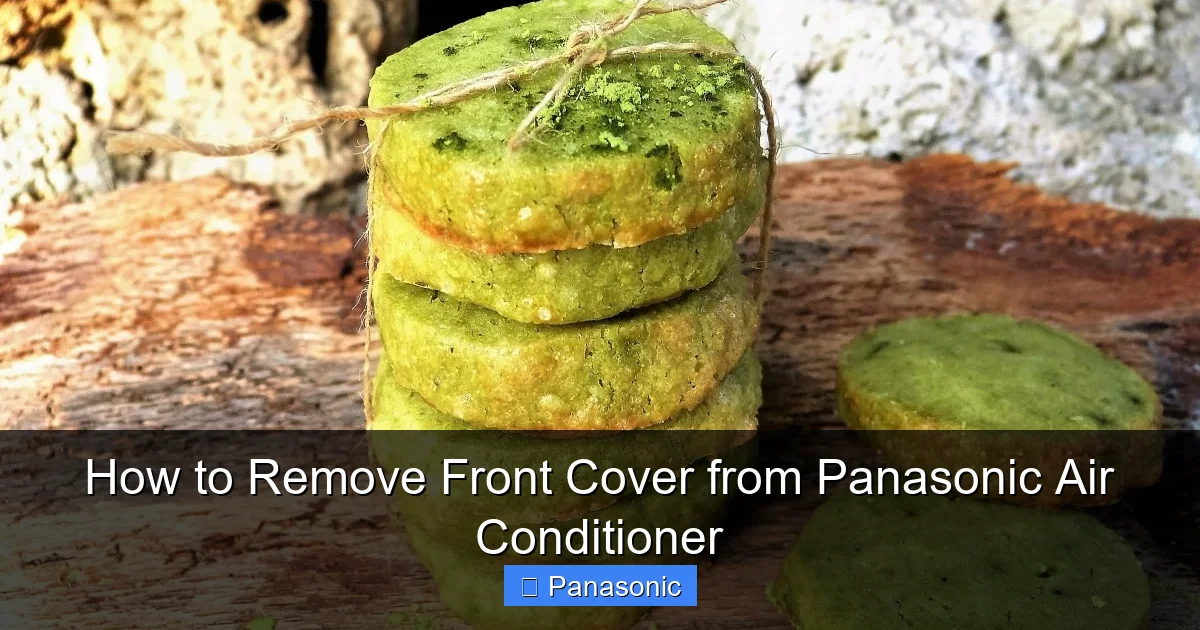 How to Remove Front Cover from Panasonic Air Conditioner
