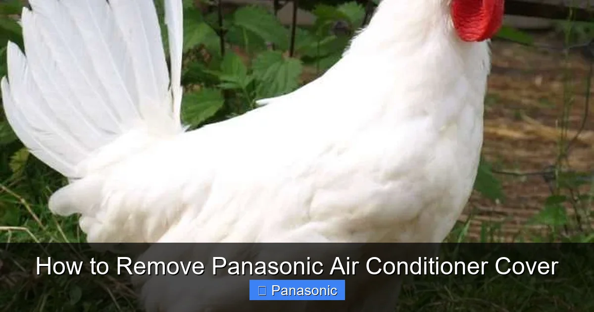 How to Remove Panasonic Air Conditioner Cover