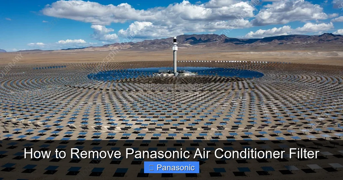 How to Remove Panasonic Air Conditioner Filter