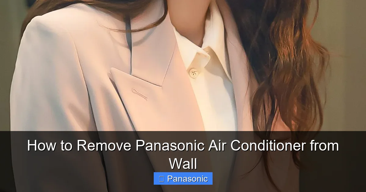 How to Remove Panasonic Air Conditioner from Wall