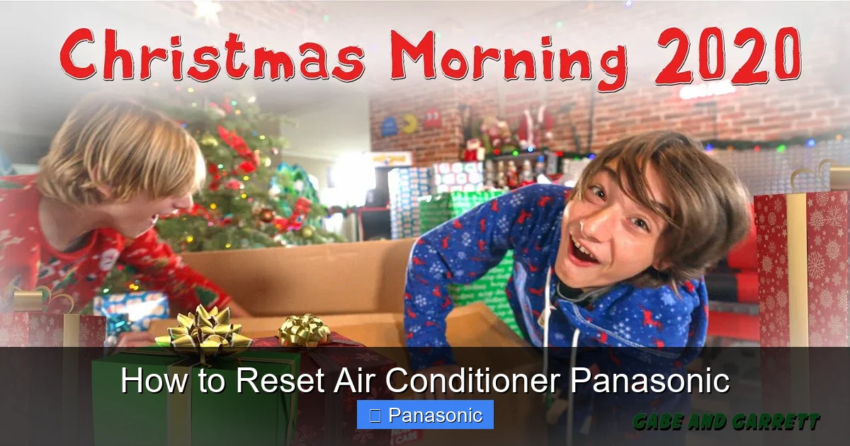 How to Reset Air Conditioner Panasonic