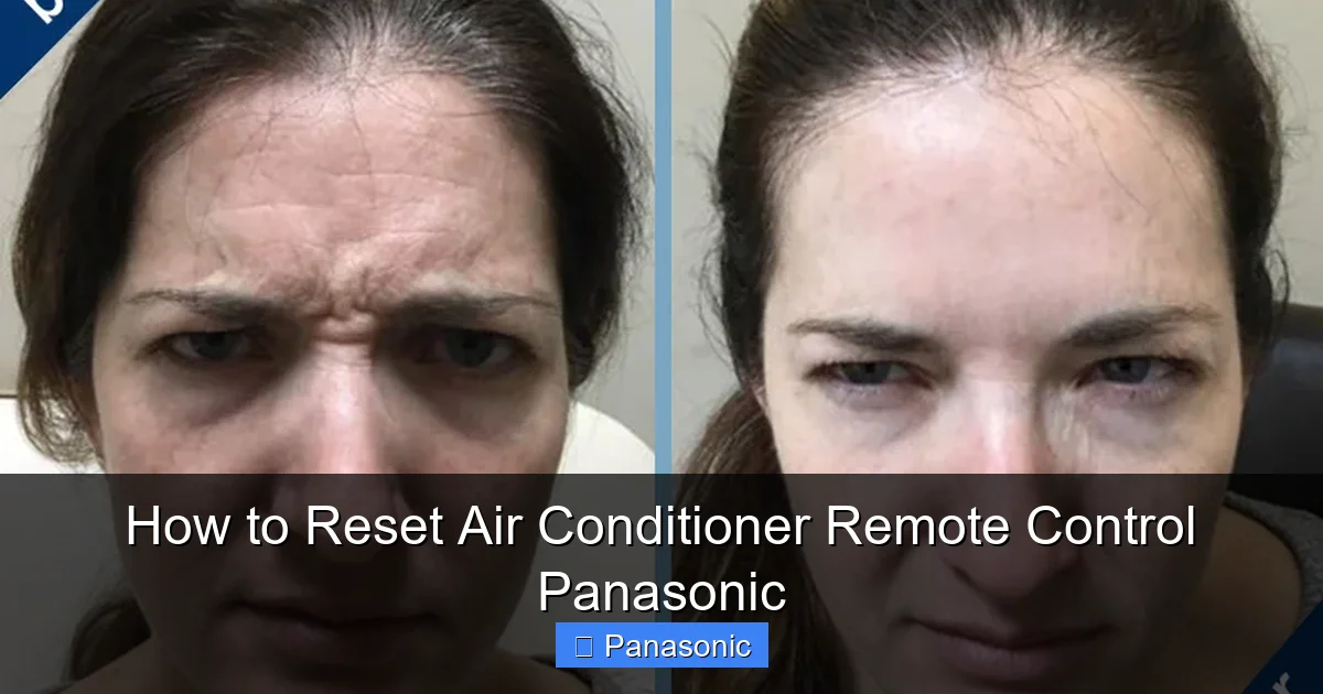How to Reset Air Conditioner Remote Control Panasonic