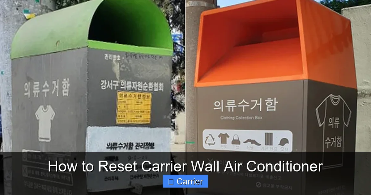 How to Reset Carrier Wall Air Conditioner