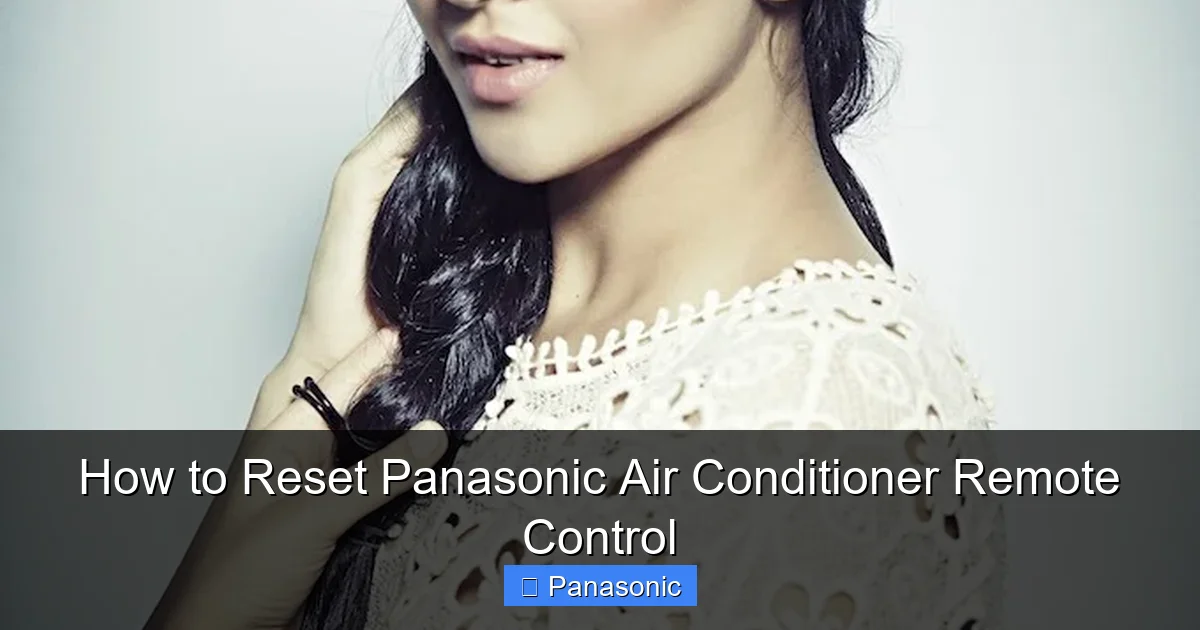 How to Reset Panasonic Air Conditioner Remote Control - Air Conditioner