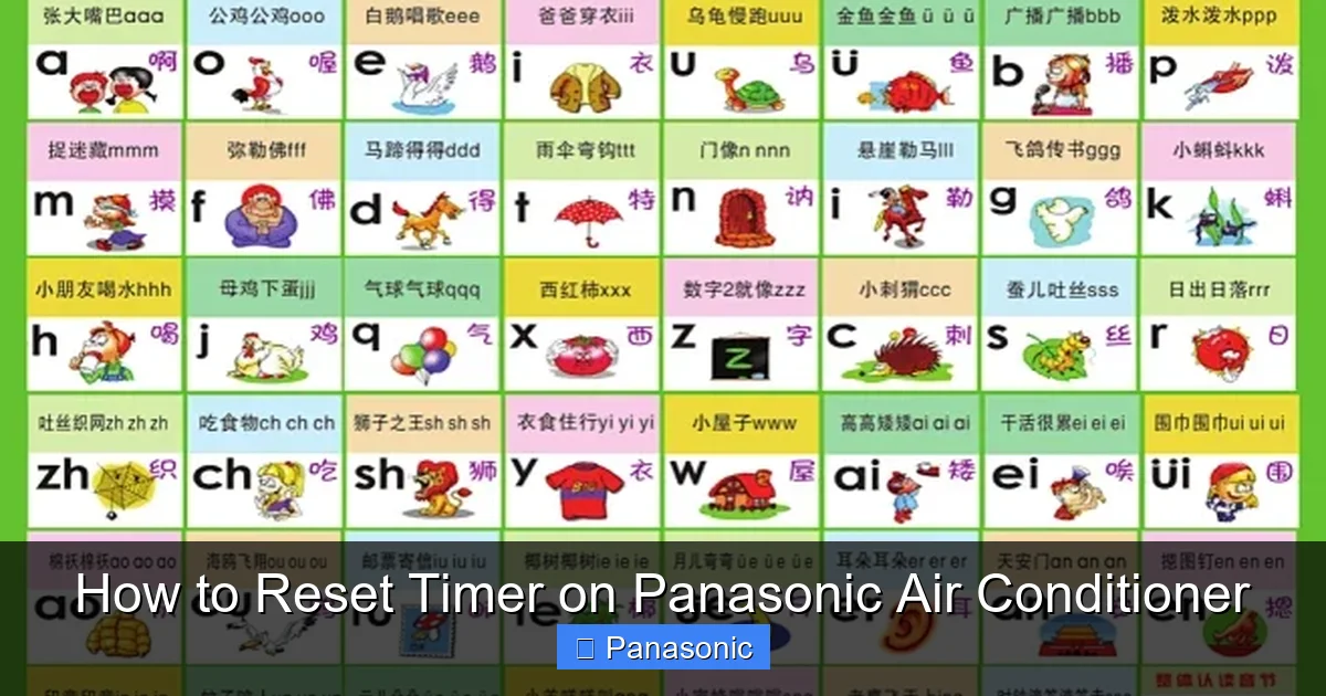 How to Reset Timer on Panasonic Air Conditioner