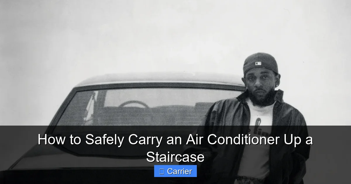 How to Safely Carry an Air Conditioner Up a Staircase