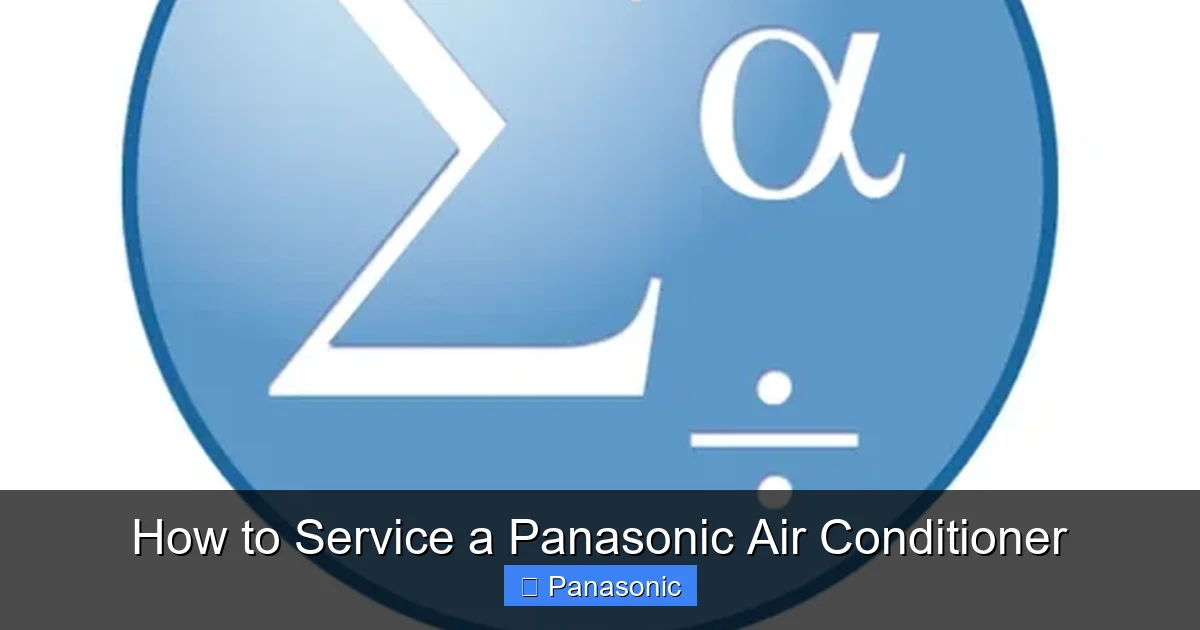 How to Service a Panasonic Air Conditioner