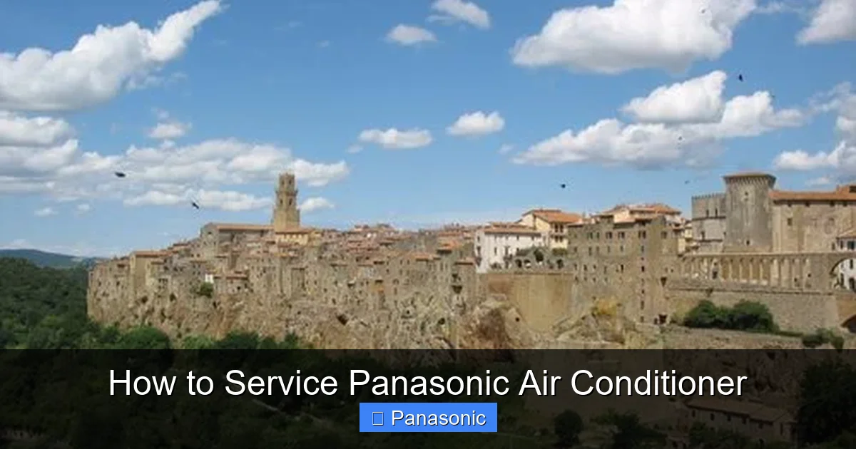 How to Service Panasonic Air Conditioner