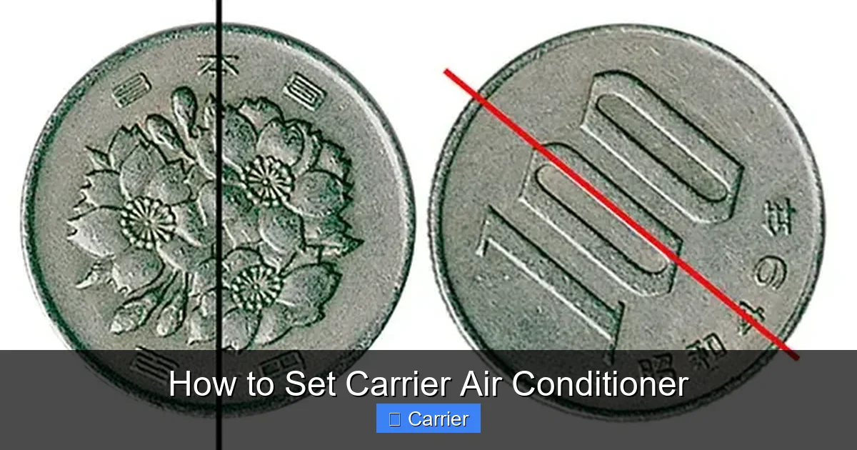 How to Set Carrier Air Conditioner