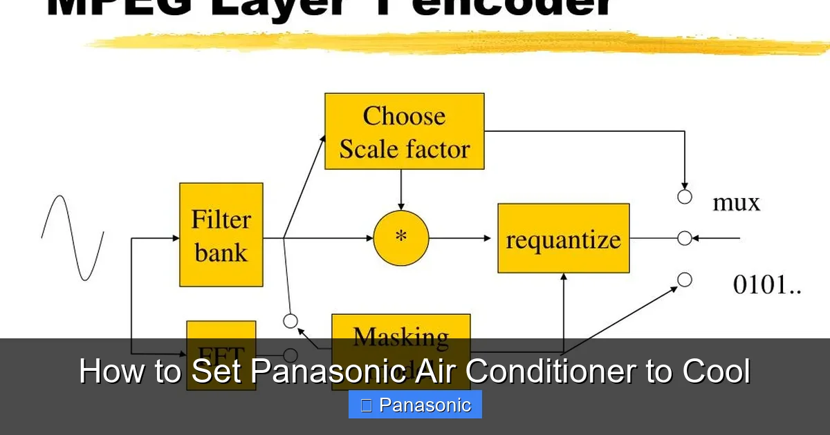 How to Set Panasonic Air Conditioner to Cool