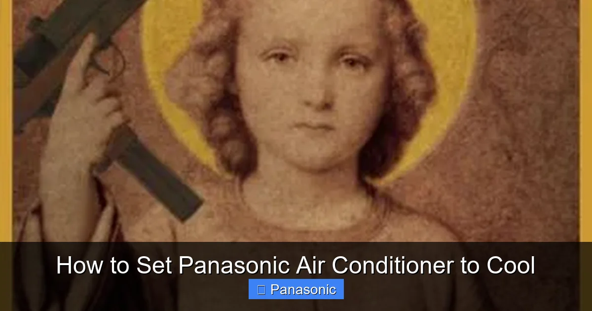 How to Set Panasonic Air Conditioner to Cool