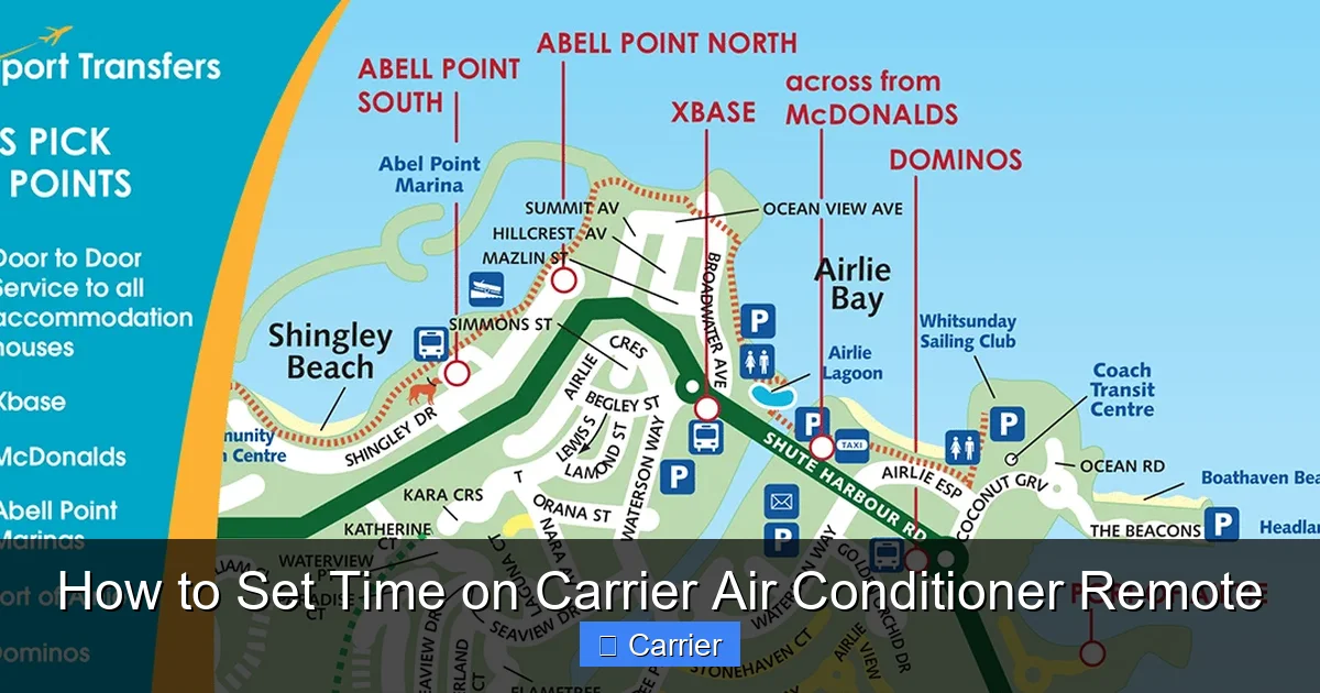 How to Set Time on Carrier Air Conditioner Remote