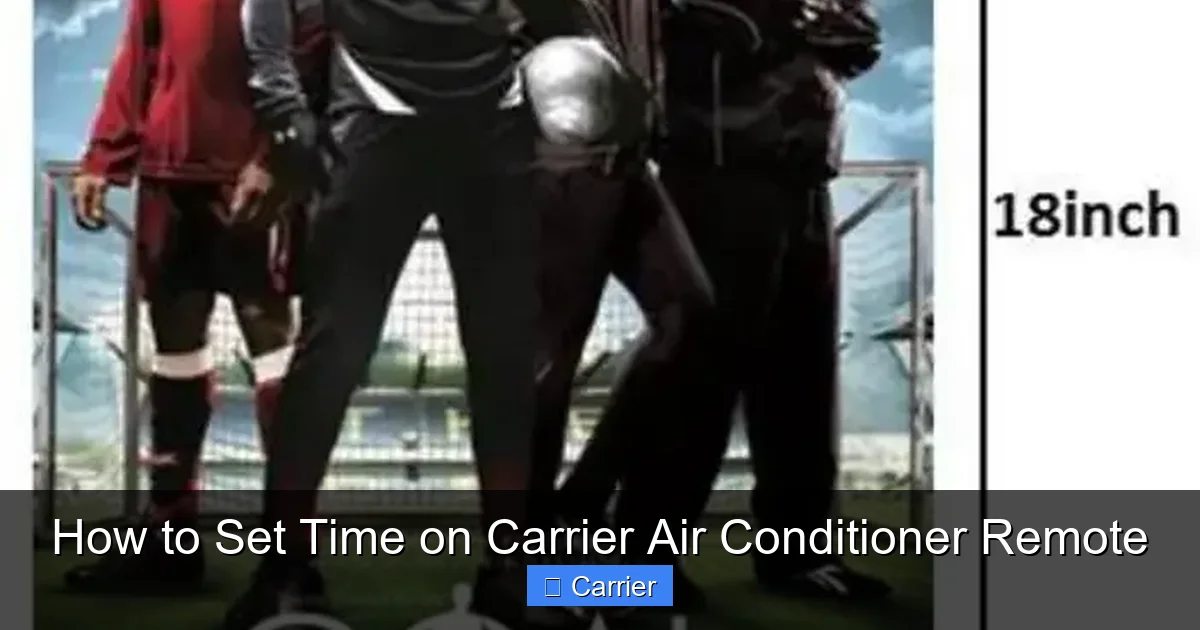 How to Set Time on Carrier Air Conditioner Remote