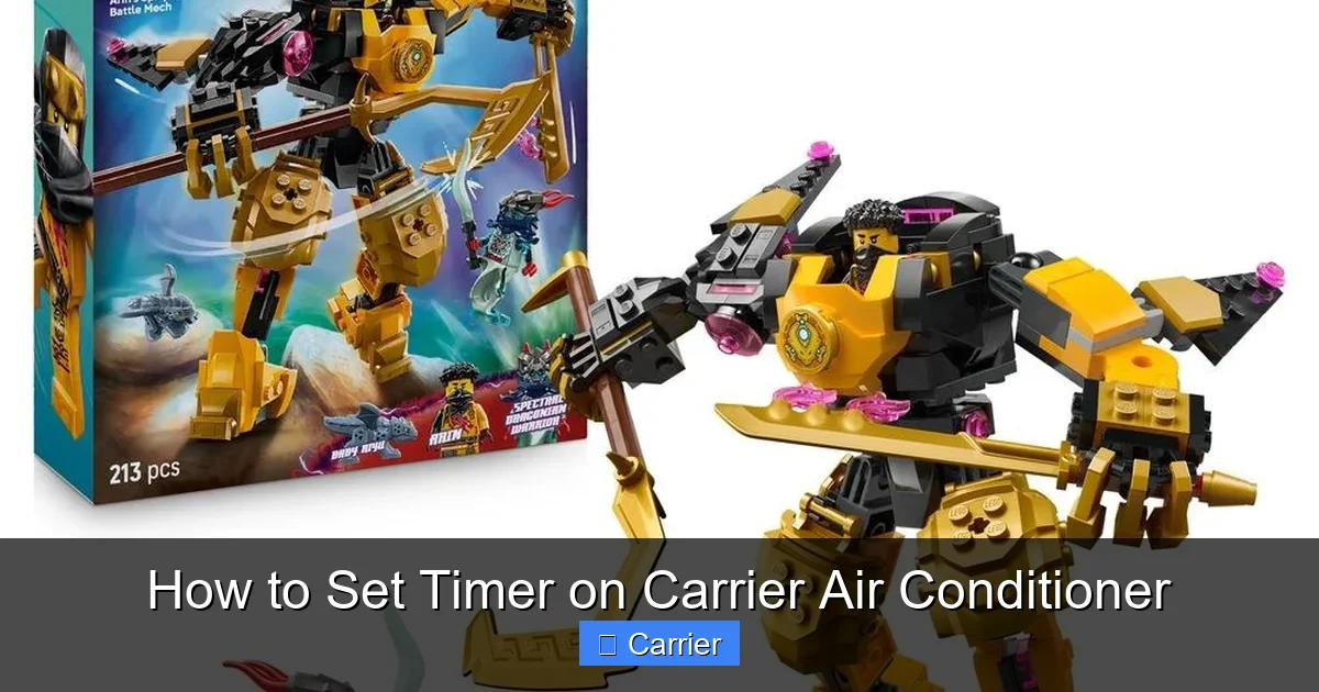How to Set Timer on Carrier Air Conditioner