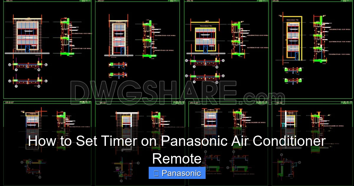 How to Set Timer on Panasonic Air Conditioner Remote