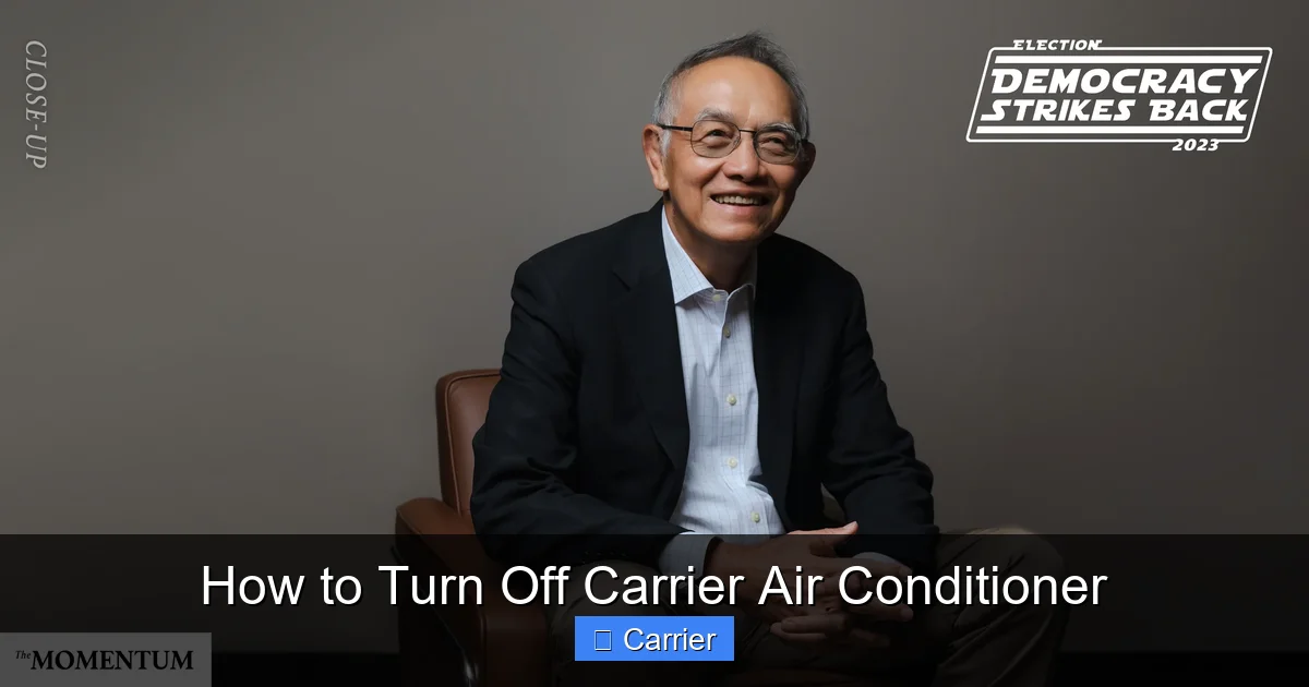 How to Turn Off Carrier Air Conditioner