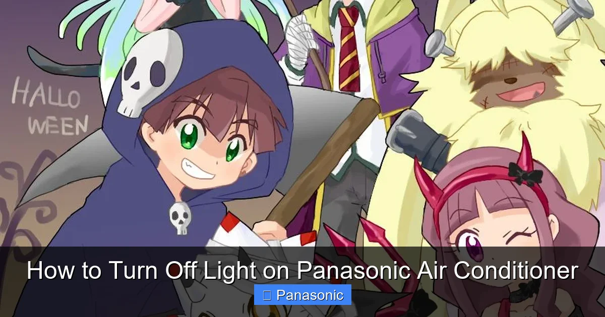 How to Turn Off Light on Panasonic Air Conditioner