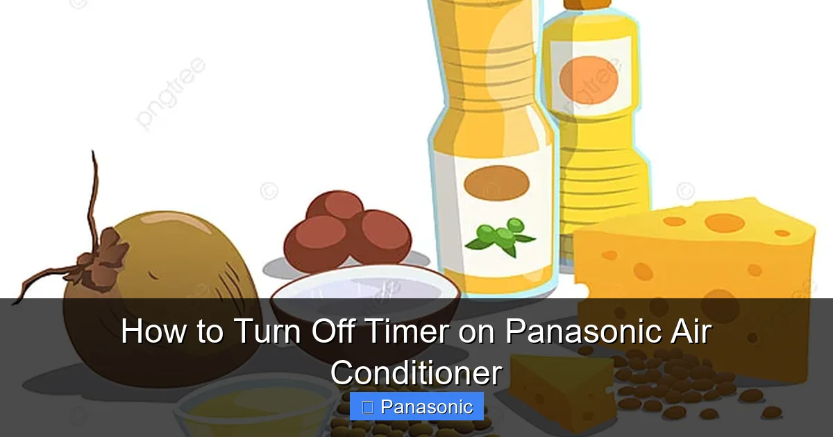 How to Turn Off Timer on Panasonic Air Conditioner