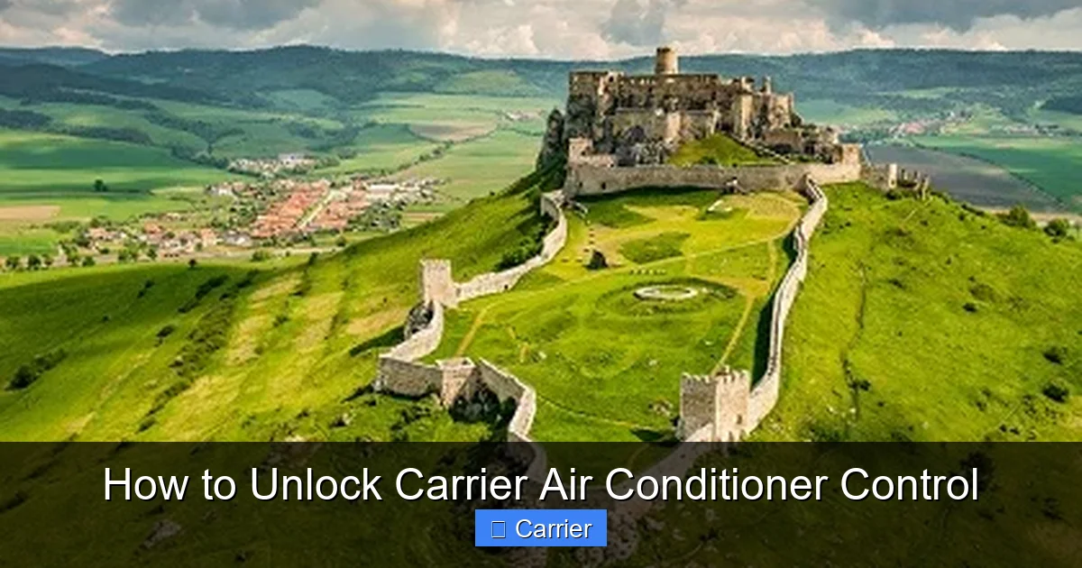 How to Unlock Carrier Air Conditioner Control