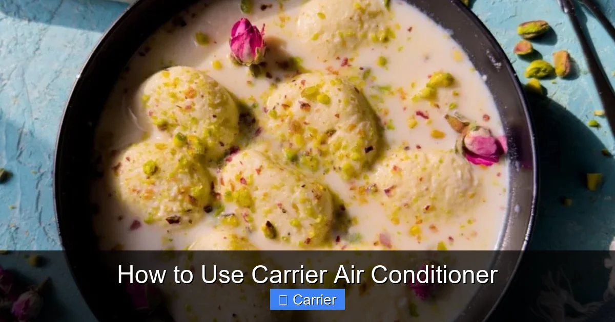 How to Use Carrier Air Conditioner