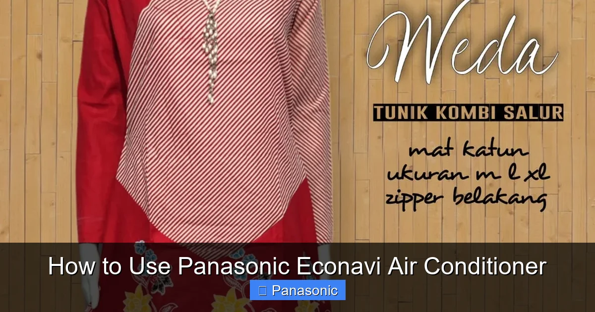 How to Use Panasonic Econavi Air Conditioner
