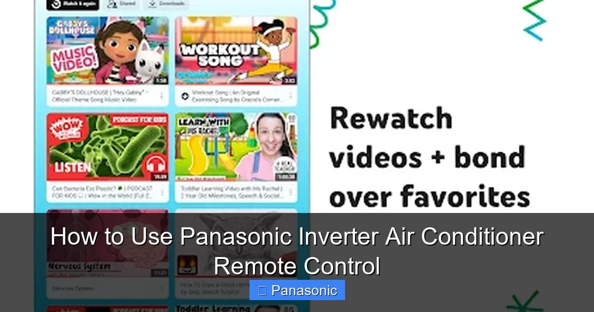 How to Use Panasonic Inverter Air Conditioner Remote Control