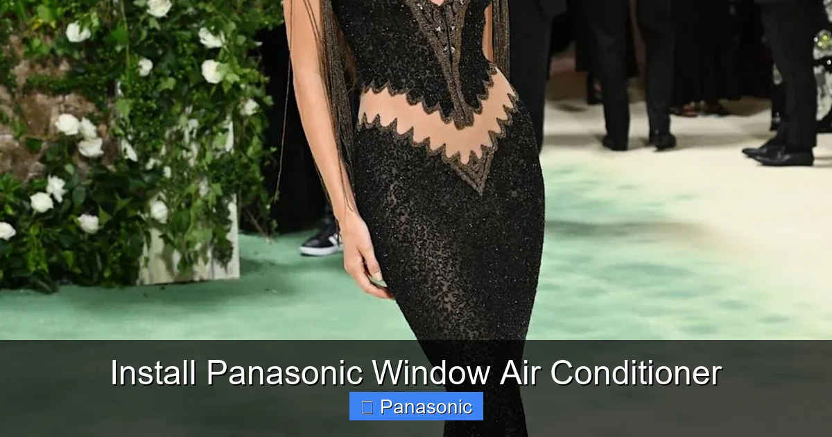 Install Panasonic Window Air Conditioner