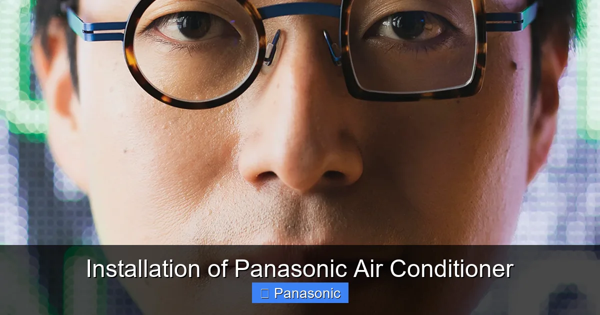Installation of Panasonic Air Conditioner
