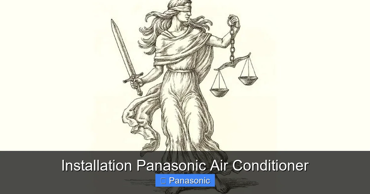 Installation Panasonic Air Conditioner