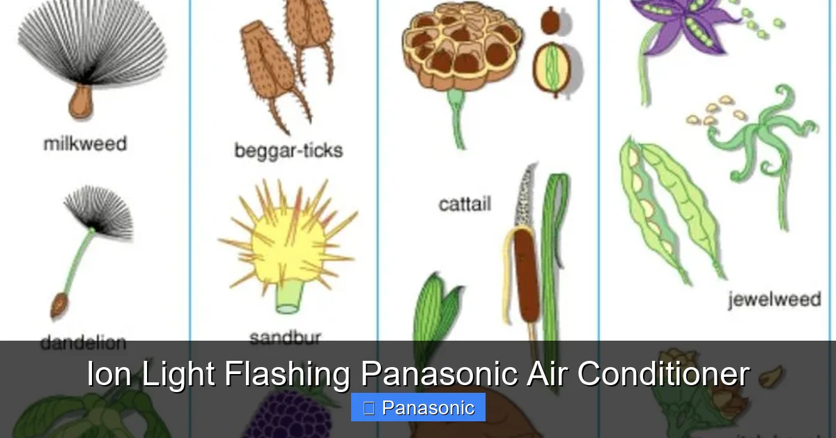 Ion Light Flashing Panasonic Air Conditioner