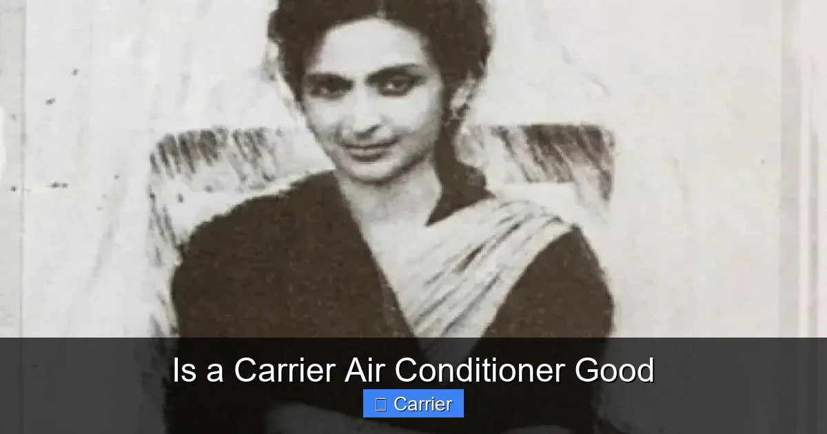 Is a Carrier Air Conditioner Good