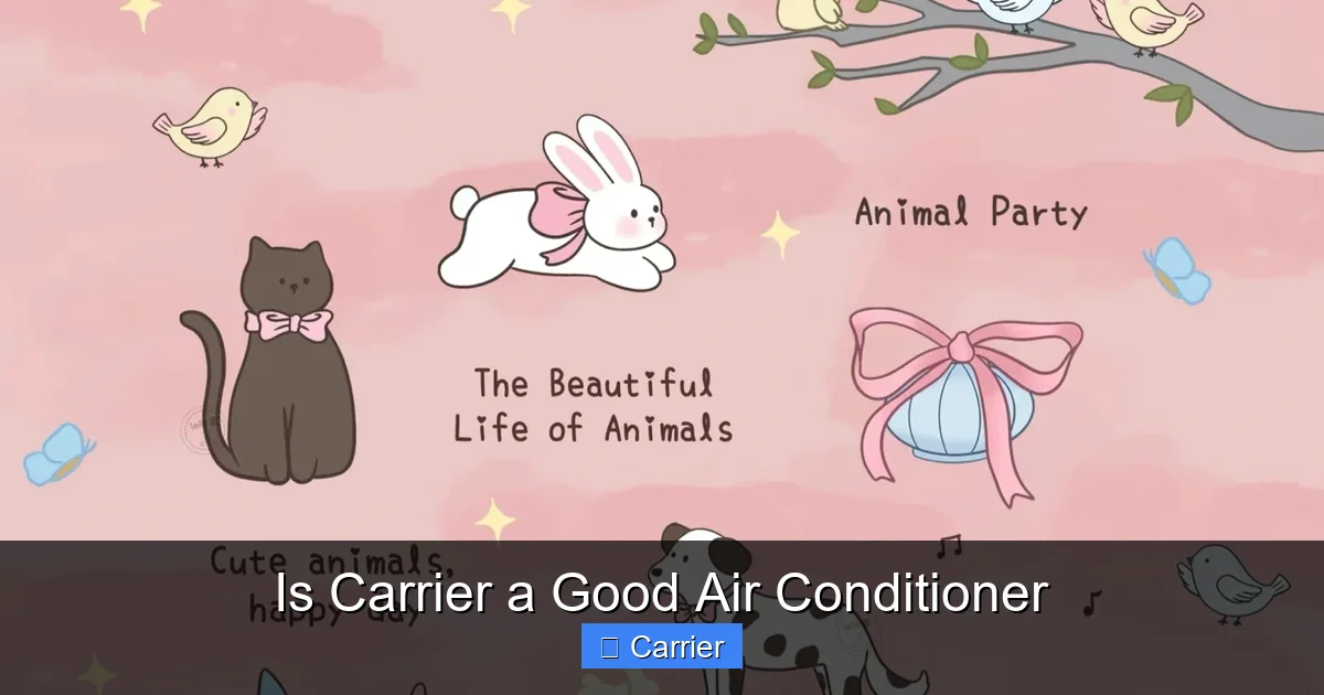 Is Carrier a Good Air Conditioner