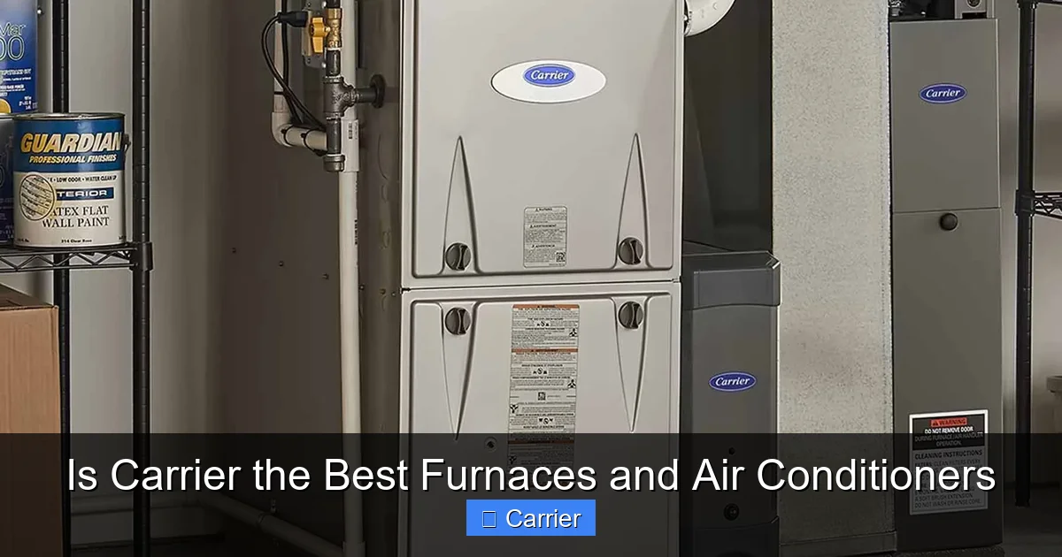 Is Carrier the Best Furnaces and Air Conditioners