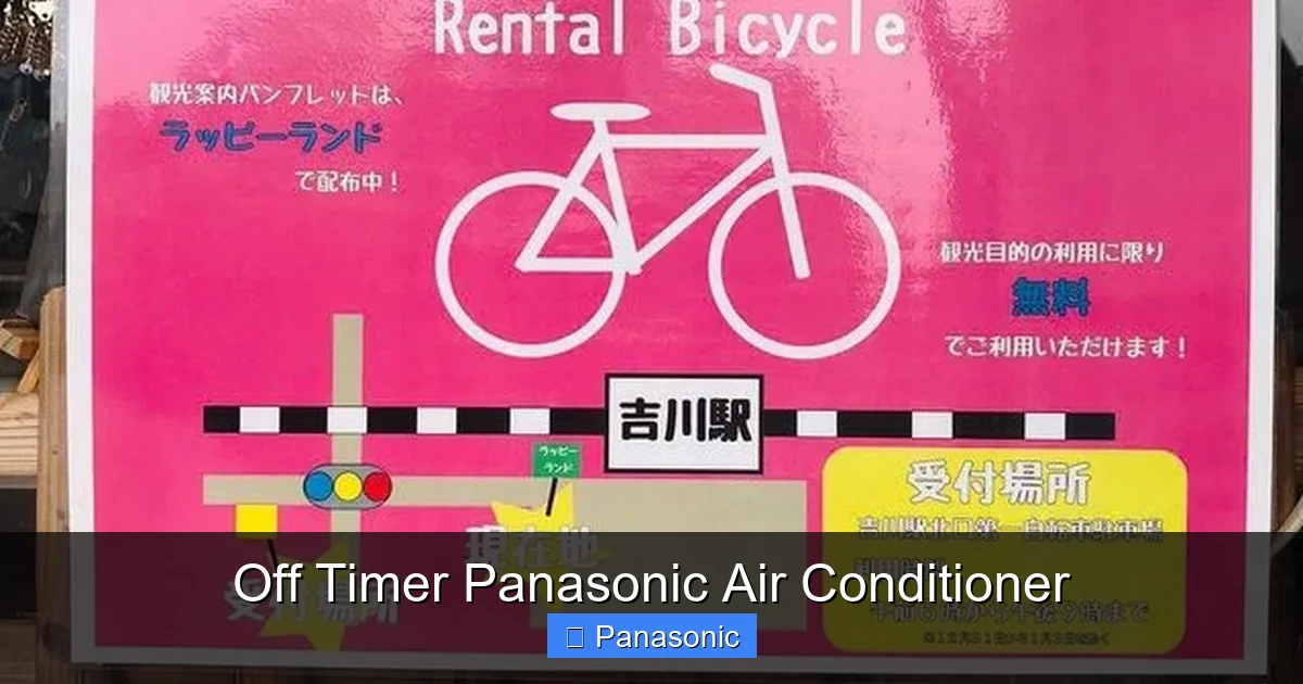 Off Timer Panasonic Air Conditioner