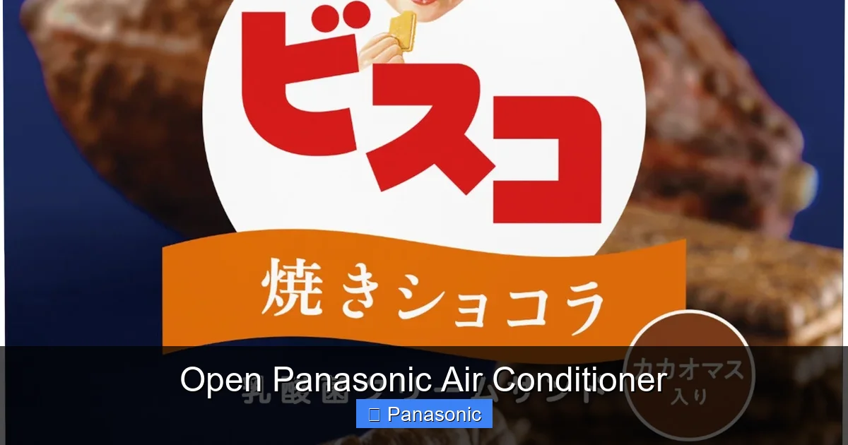 Open Panasonic Air Conditioner