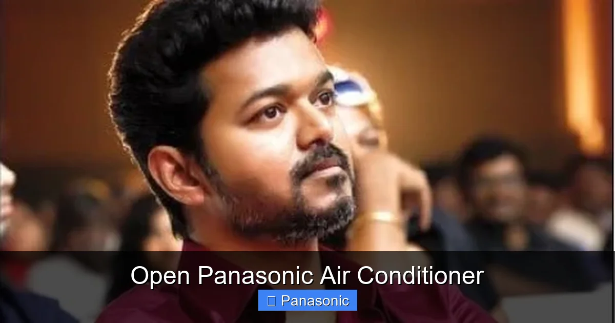 Open Panasonic Air Conditioner