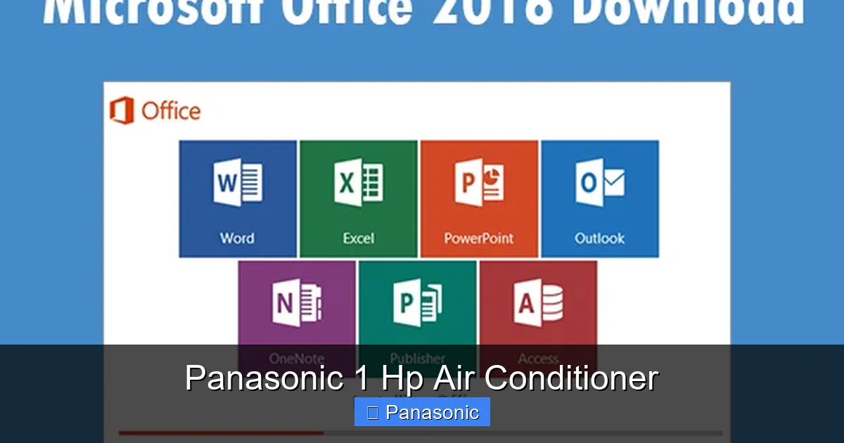 Panasonic 1 Hp Air Conditioner
