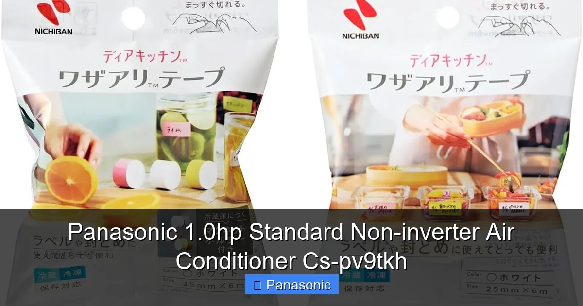 Panasonic 1.0hp Standard Non-inverter Air Conditioner Cs-pv9tkh