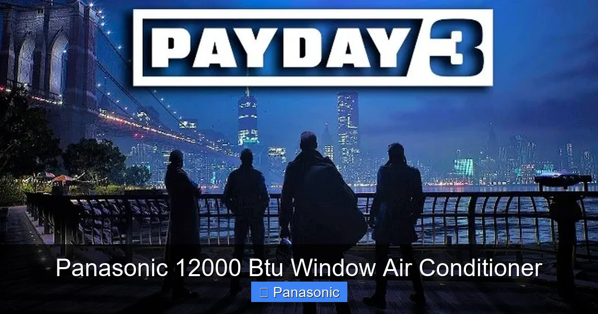 Panasonic 12000 Btu Window Air Conditioner