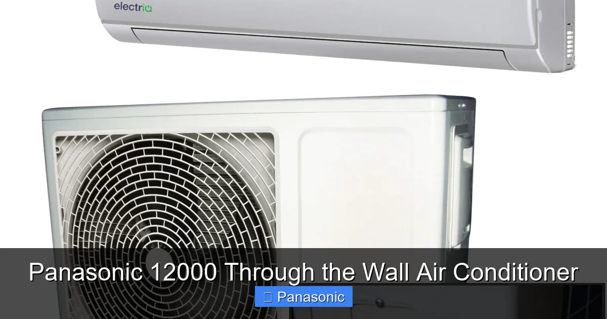 Panasonic 12000 Through the Wall Air Conditioner
