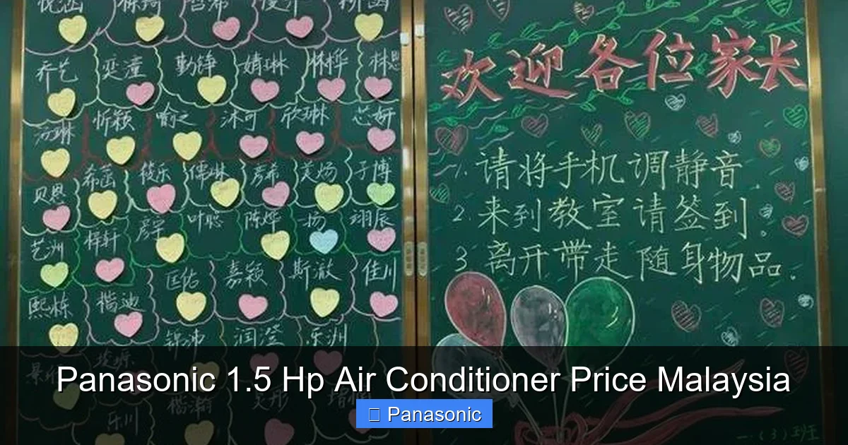 Panasonic 1.5 Hp Air Conditioner Price Malaysia