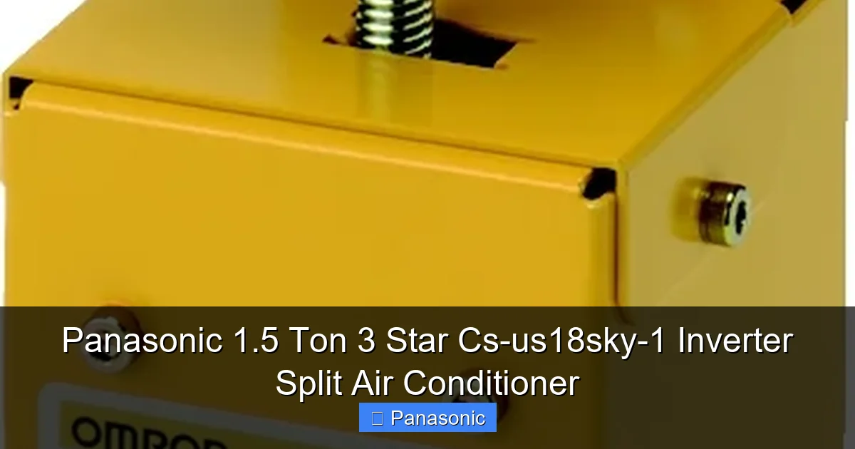 Panasonic 1.5 Ton 3 Star Cs-us18sky-1 Inverter Split Air Conditioner
