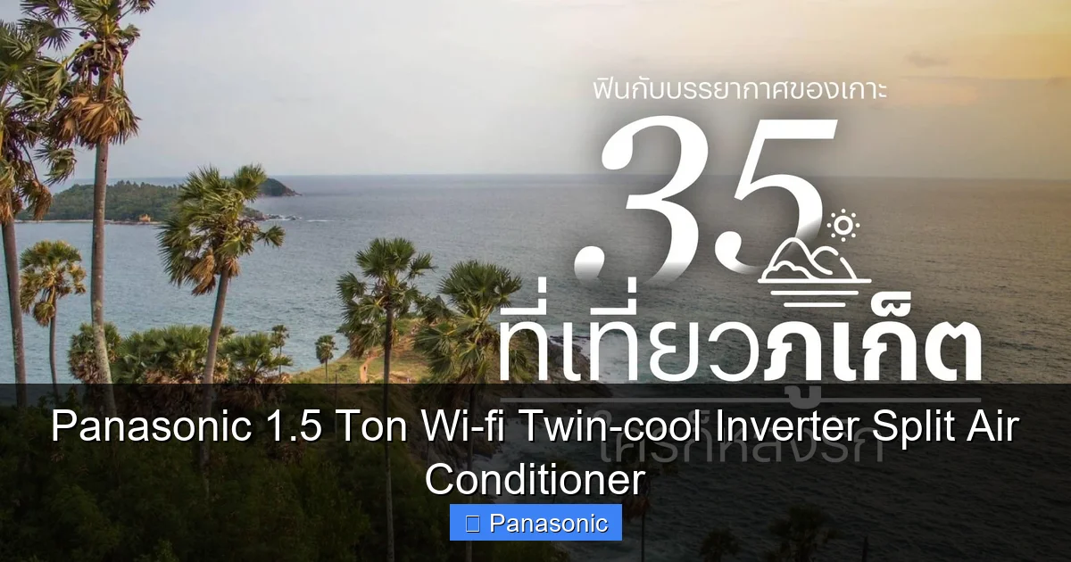 Panasonic 1.5 Ton Wi-fi Twin-cool Inverter Split Air Conditioner