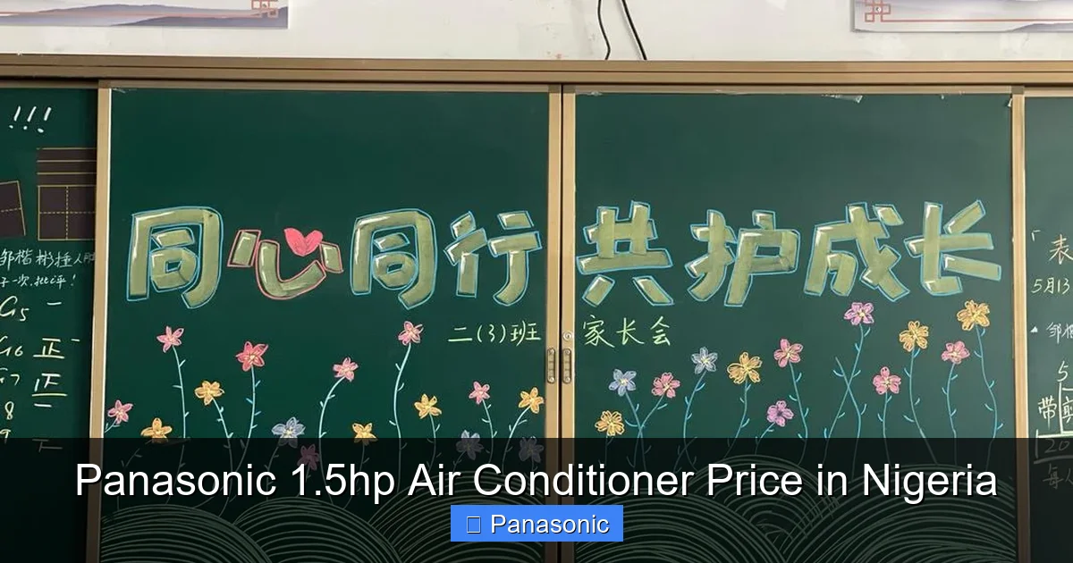 Panasonic 1.5hp Air Conditioner Price in Nigeria